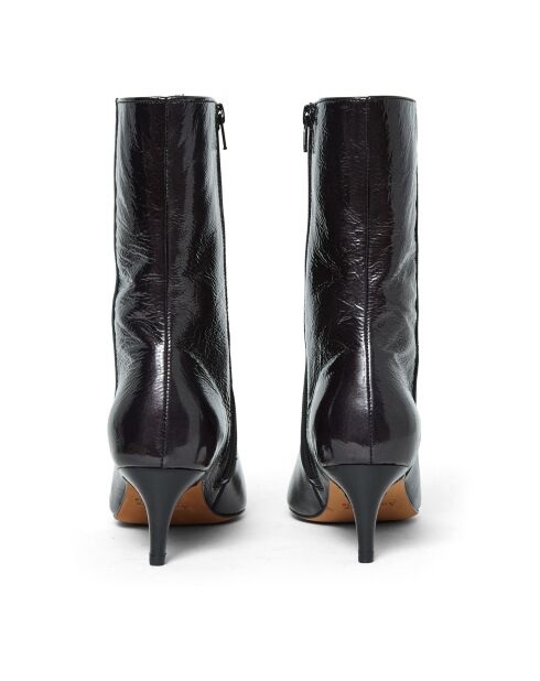 Bottines en Vernis Maggi noires - Talon 6 cm