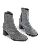 Boots Margret argentées - Talon 5 cm