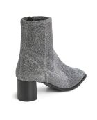 Boots Margret argentées - Talon 5 cm