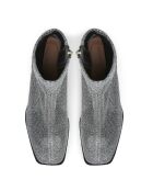 Boots Margret argentées - Talon 5 cm