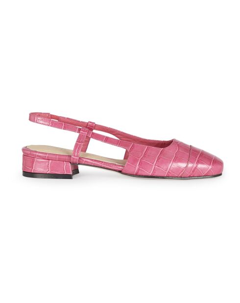 Slingbacks en Cuir Mia roses
