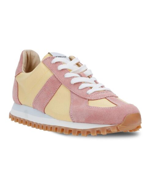 Baskets Gat Trail jaune pâle/rose