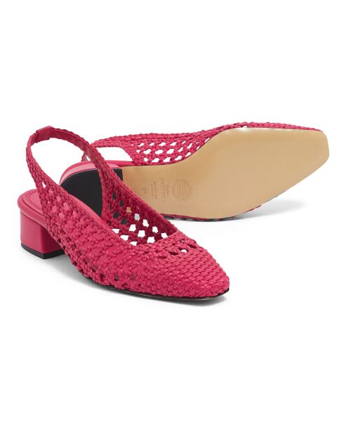 Slingbacks en Cuir Nova Tarragona roses