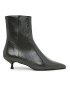 Bottines en Cuir Vernis Paula grises