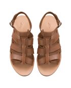 Sandales en Cuir d'Agneau Anae noisette