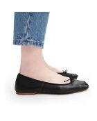 Ballerines en Cuir Lisse Leah noires