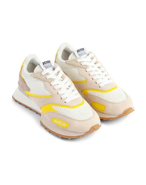 Baskets en Mesh Suede Rush Groove jaunes