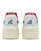 Baskets en Cuir Bicolore CLC Low bleues