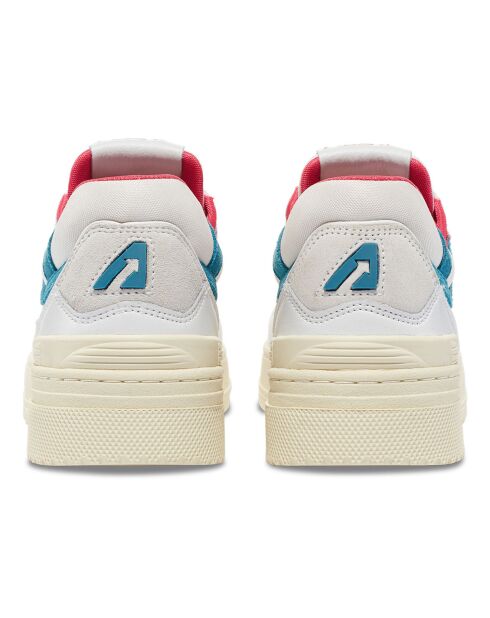 Baskets en Cuir Bicolore CLC Low bleues