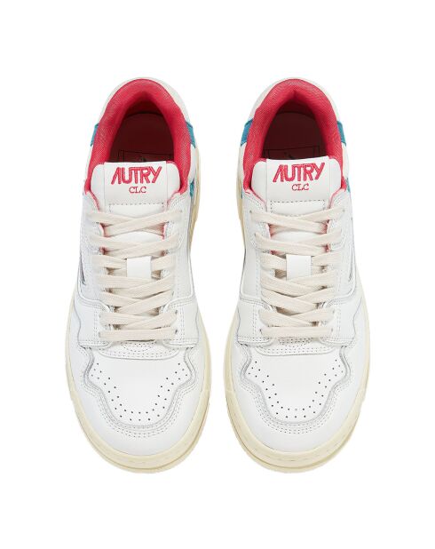 Baskets en Cuir Bicolore CLC Low bleues