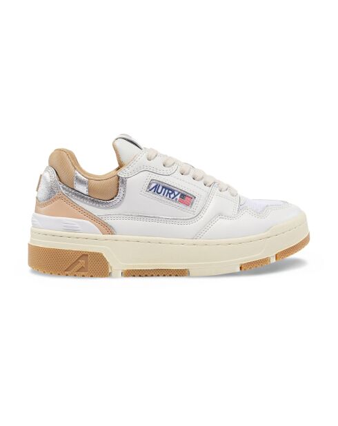Baskets en Cuir Bicolore CLC Low brunes