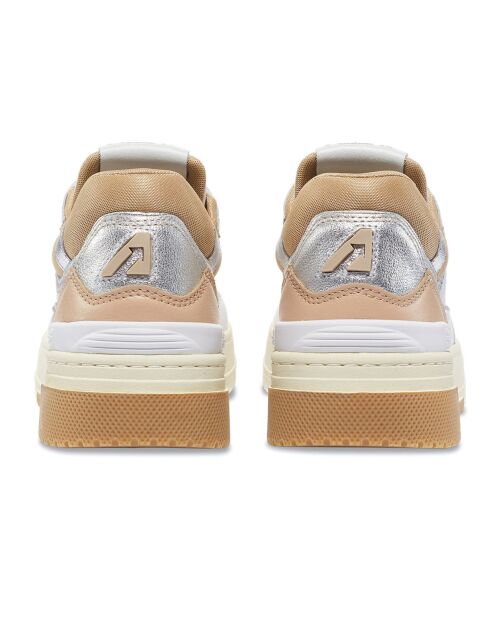 Baskets en Cuir Bicolore CLC Low brunes
