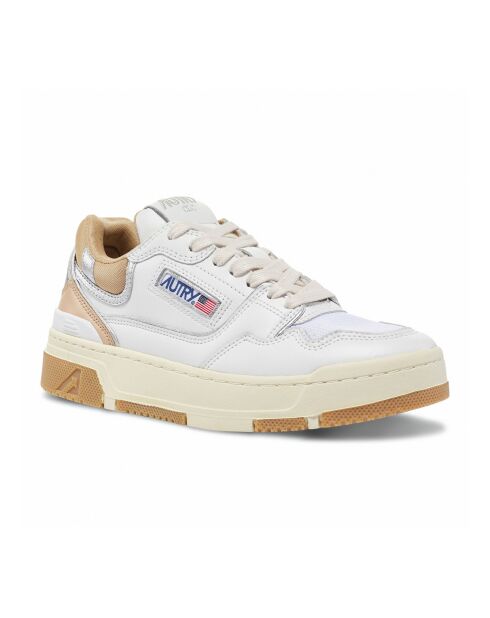 Baskets en Cuir Bicolore CLC Low brunes