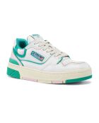 Baskets en Cuir Bicolore CLC Low vertes