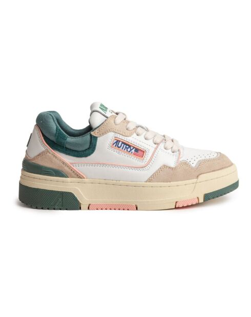 Baskets en Cuir Bicolore CLC Low vert foncé