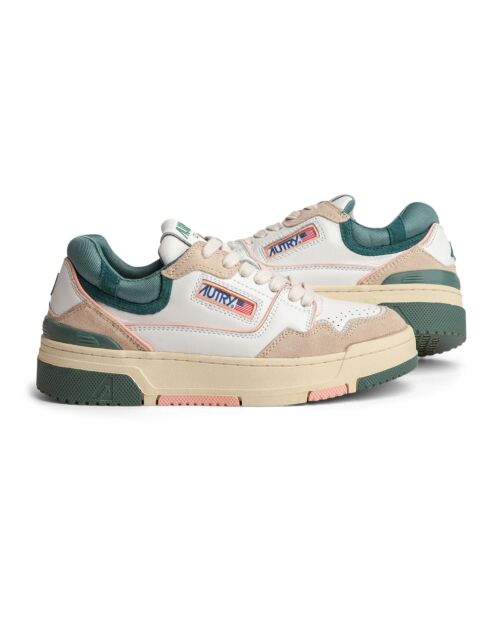 Baskets en Cuir Bicolore CLC Low vert foncé