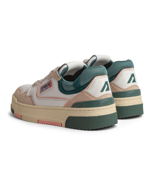 Baskets en Cuir Bicolore CLC Low vert foncé