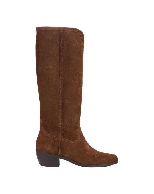 Bottes en Daim Tina camel
