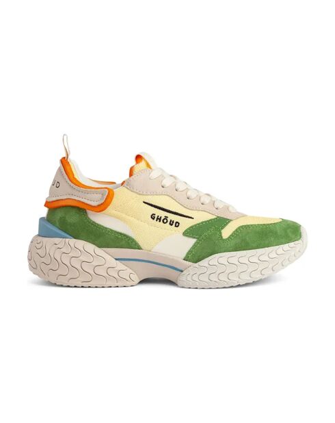 Baskets en Cuir Tyre vertes