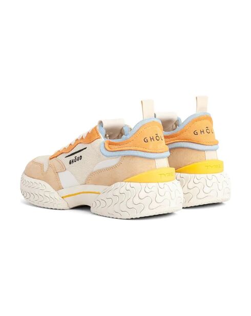 Baskets en Cuir Tyre orange