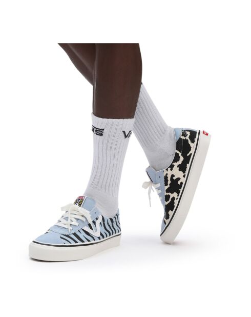 Baskets en Cuir Style 73 DX bleu ciel