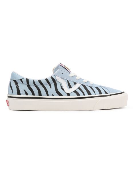 Baskets en Cuir Style 73 DX bleu ciel