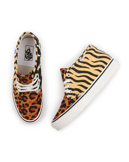 Baskets en Cuir Chukka 49 DX Imprimé Safari marron