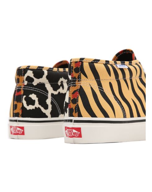 Baskets en Cuir Chukka 49 DX Imprimé Safari marron