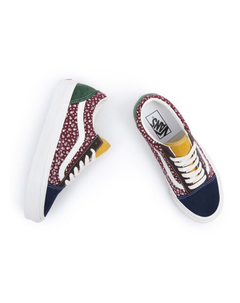 Baskets Old Skool 36 DX Fleuries multicolores