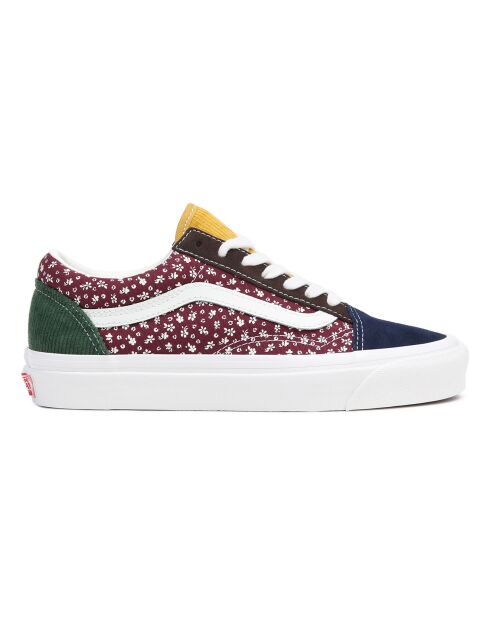 Baskets Old Skool 36 DX Fleuries multicolores
