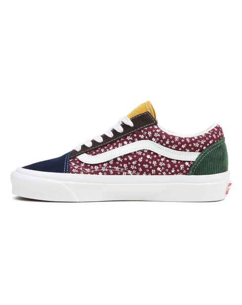 Baskets Old Skool 36 DX Fleuries multicolores