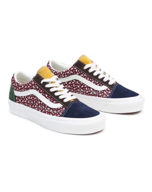 Baskets Old Skool 36 DX Fleuries multicolores