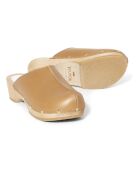 Sabots en Cuir Yssa camel - Talon 4.5 cm