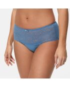 Culotte Coeur Croisé Feminin Dentelle bleue