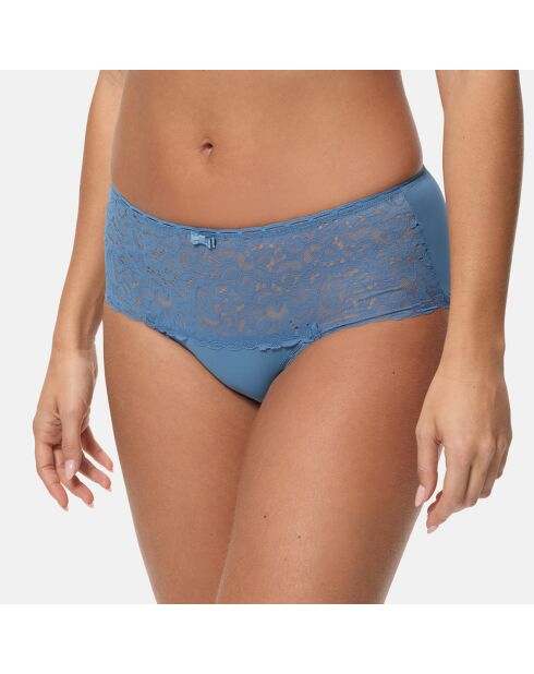 Culotte Coeur Croisé Feminin Dentelle bleue