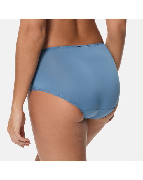 Culotte Coeur Croisé Feminin Dentelle bleue