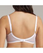 Soutien-gorge sans armatures Flower Elegance blanc