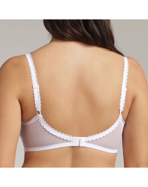 Soutien-gorge sans armatures Flower Elegance blanc
