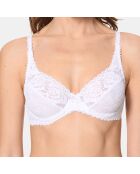 Soutien-gorge avec armatures Flower Elegance blanc