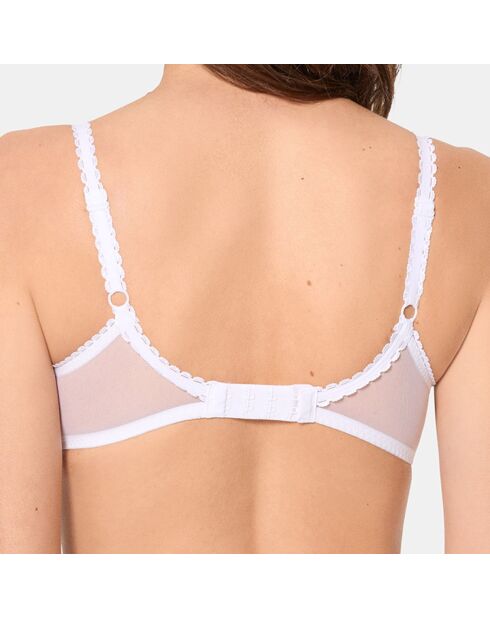 Soutien-gorge avec armatures Flower Elegance blanc