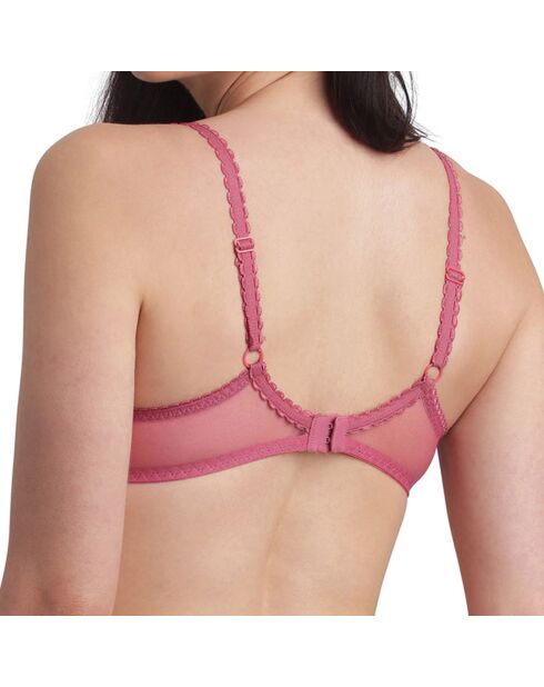 Soutien-gorge avec armatures Flower Elegance rose