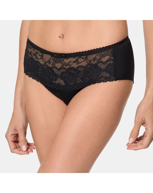 Flower Elegance schwarzes Höschen