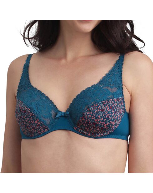 Soutien-gorge avec armatures Flower Elegance forêt