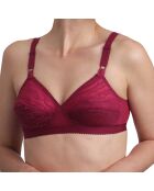 Soutien-gorge sans armatures Coeur Croisé cerise