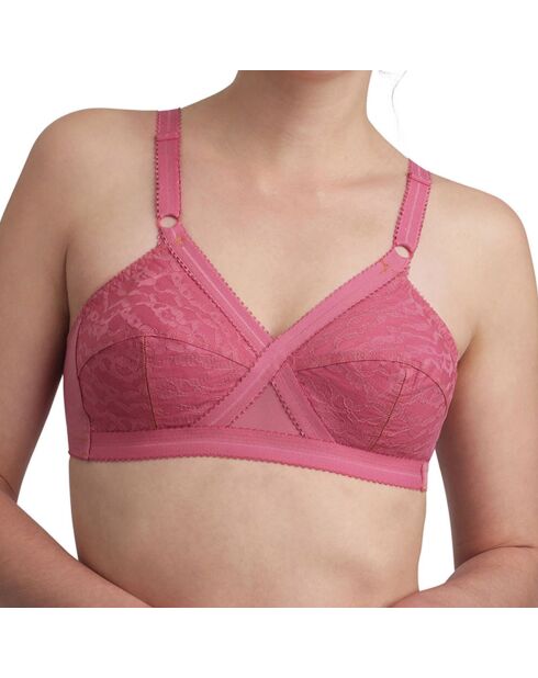 Soutien-gorge sans armatures Coeur Croisé rose
