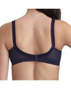 Soutien-gorge sans armatures Coeur Croisé bleu
