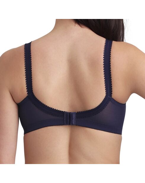 Soutien-gorge sans armatures Coeur Croisé bleu