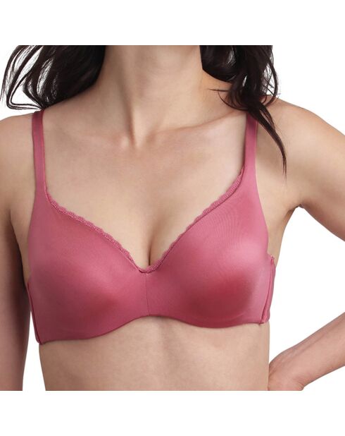 Soutien-gorge coque aux armatures amovibles 24H Soft Absolu rose