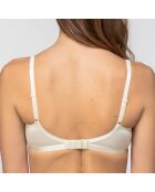 Soutien-gorge avec armatures Micro Support effet satiné ivoire