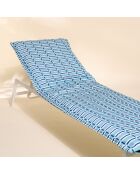 Housse de bain de soleil Madera jade - 70x190 cm